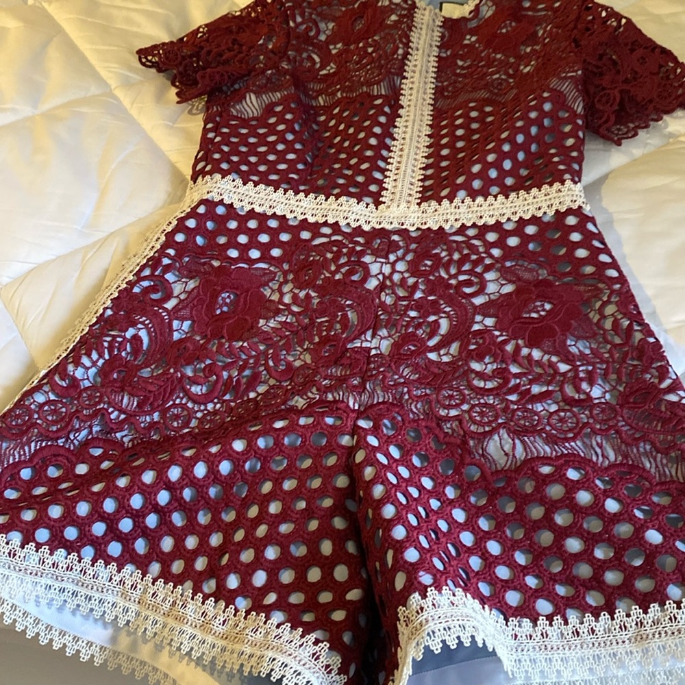 Lace romper